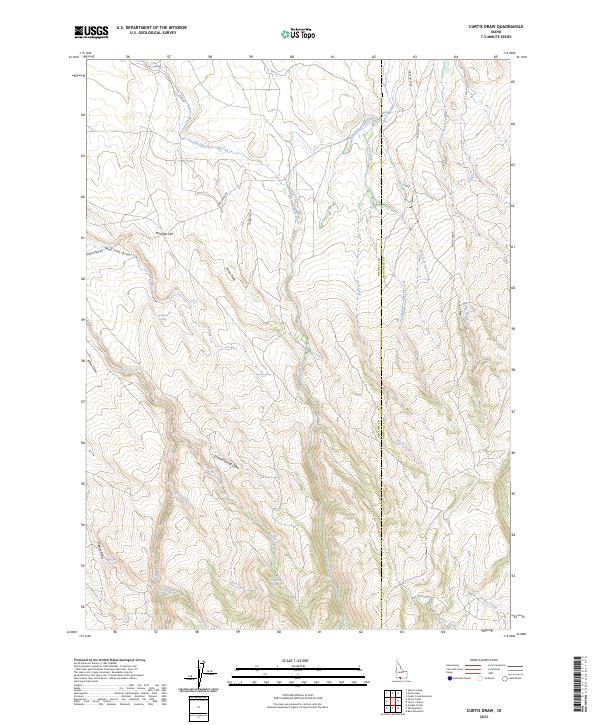 Curtis Draw topographic map thumbnail