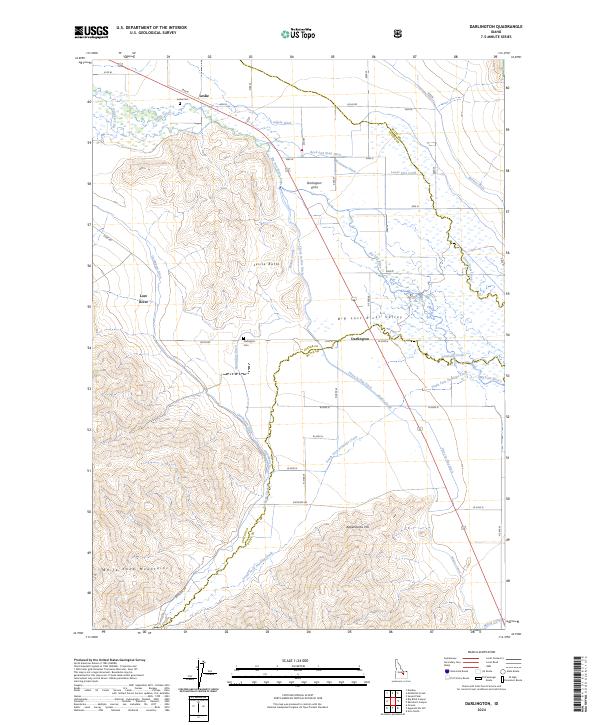 Darlington topographic map thumbnail