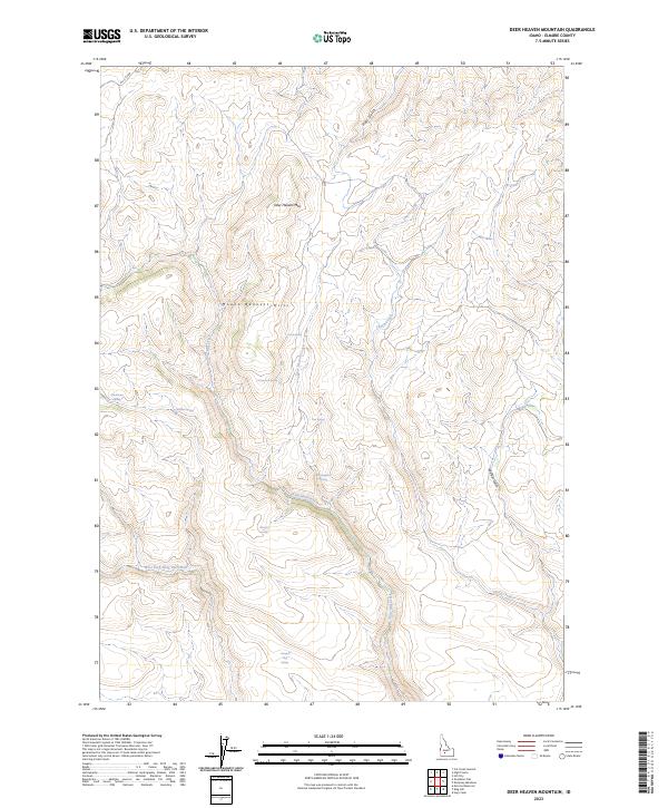 Deer Heaven Mountain topographic map thumbnail
