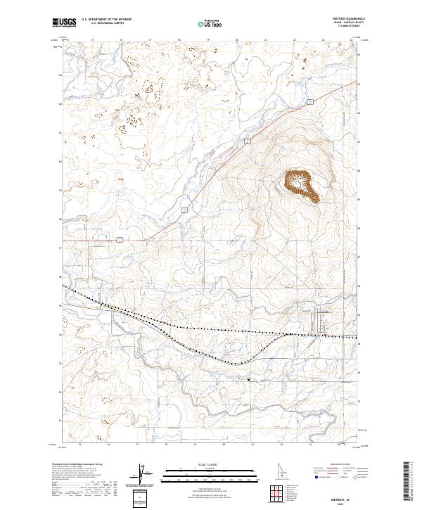 Dietrich topographic map thumbnail