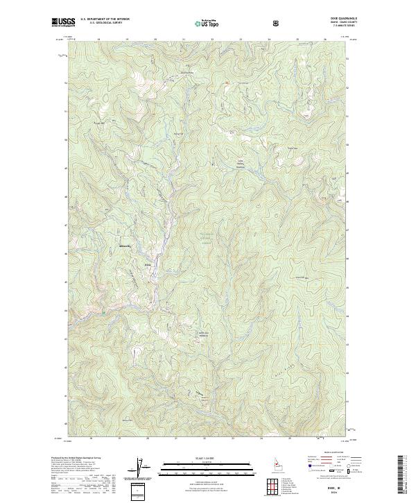 Dixie topographic map thumbnail