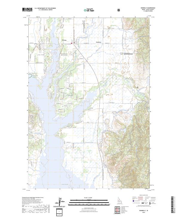 Donnelly topographic map thumbnail