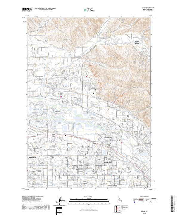 Eagle topographic map thumbnail
