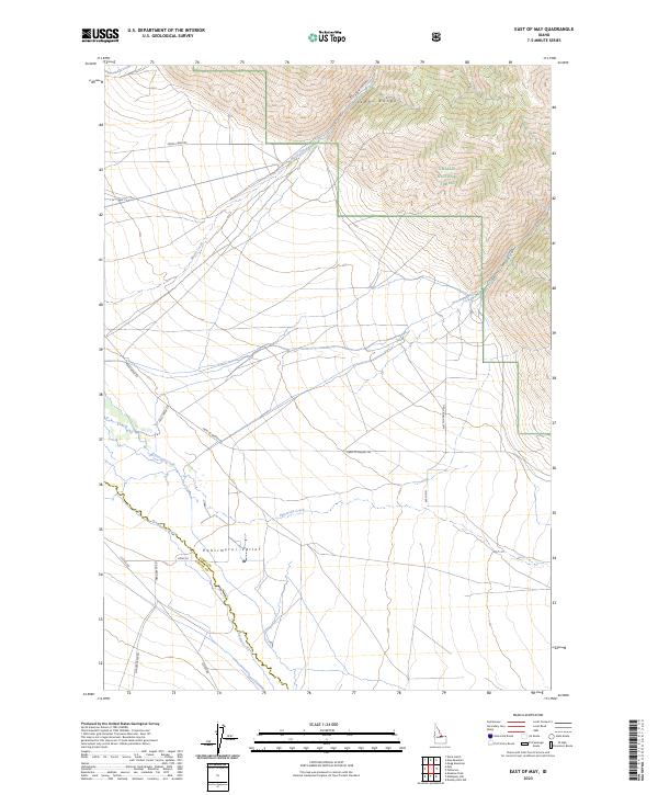 East of May topographic map thumbnail