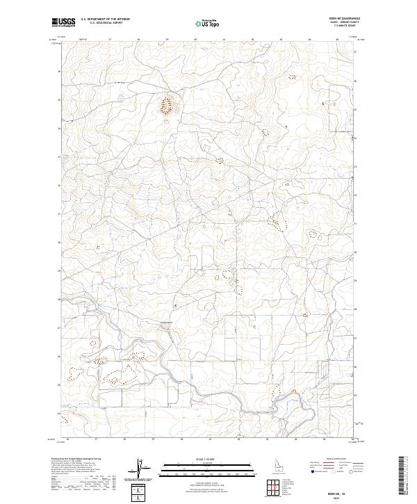 Eden NE topographic map thumbnail