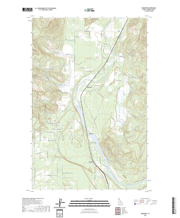 Edgemere topographic map thumbnail