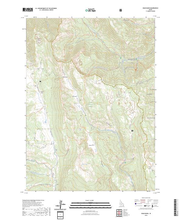 Egan Basin topographic map thumbnail