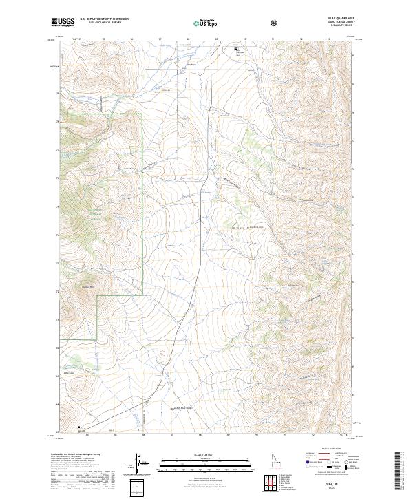 Elba topographic map thumbnail