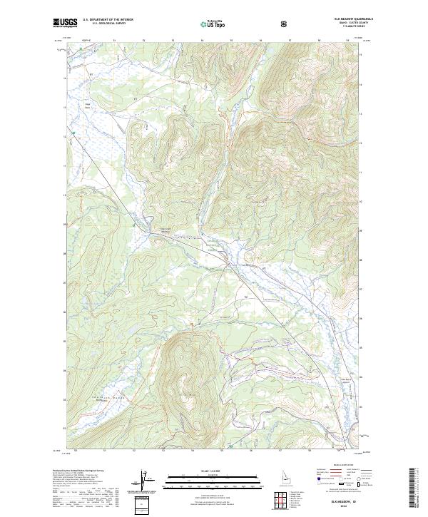 Elk Meadow topographic map thumbnail