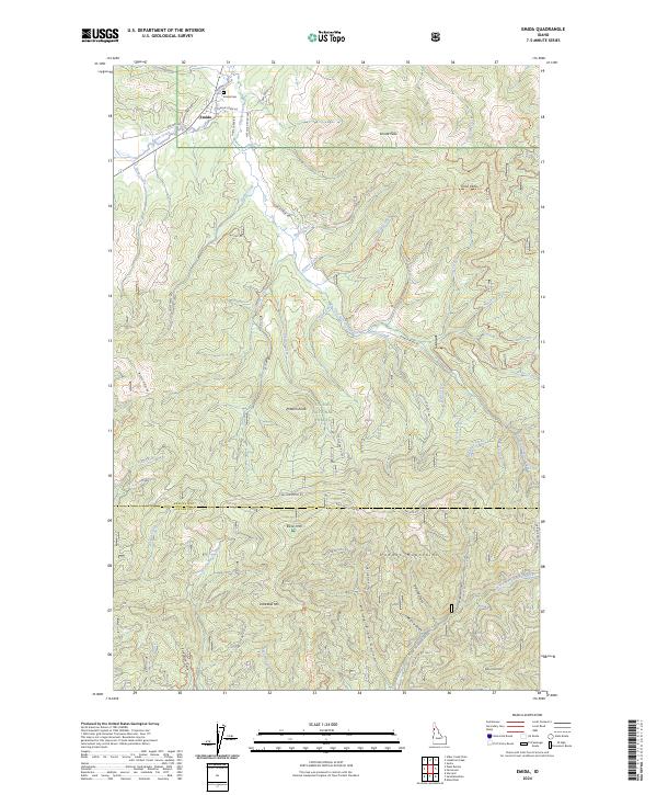 Emida topographic map thumbnail