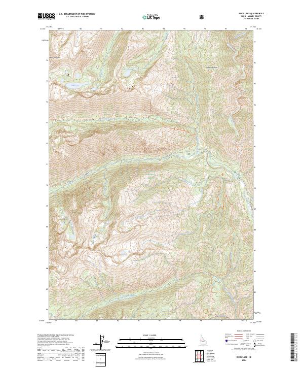 Enos Lake 2024 topographic map thumbnail