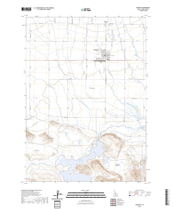 Fairfield 2023 topographic map thumbnail
