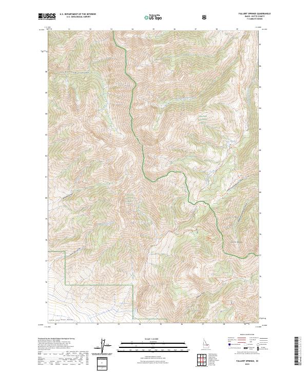 Fallert Springs topographic map thumbnail