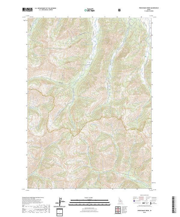 Frenchman Creek topographic map thumbnail