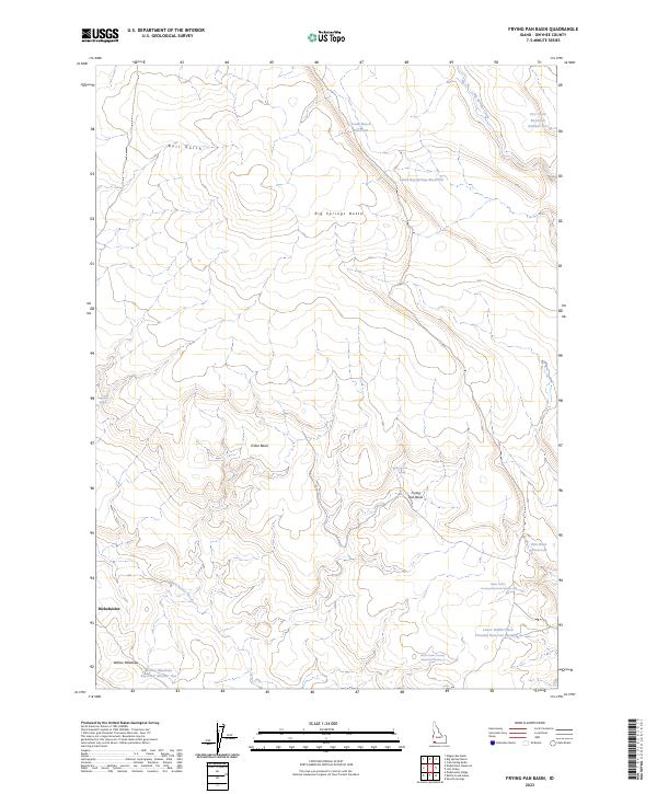 Frying Pan Basin 2023 topographic map thumbnail