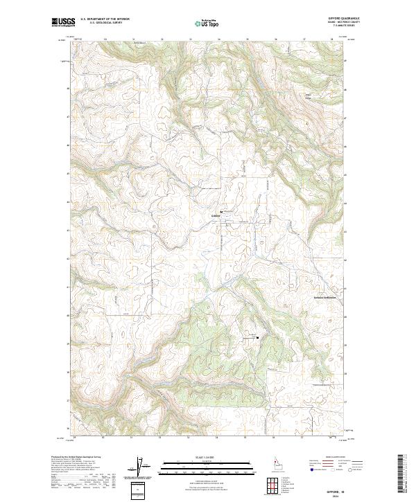 Gifford topographic map thumbnail