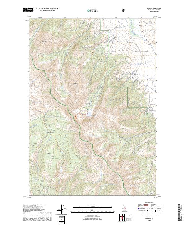 Gilmore 2023 topographic map thumbnail