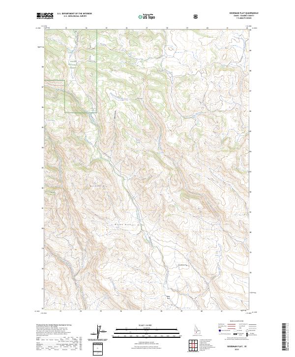 Goodman Flat topographic map thumbnail