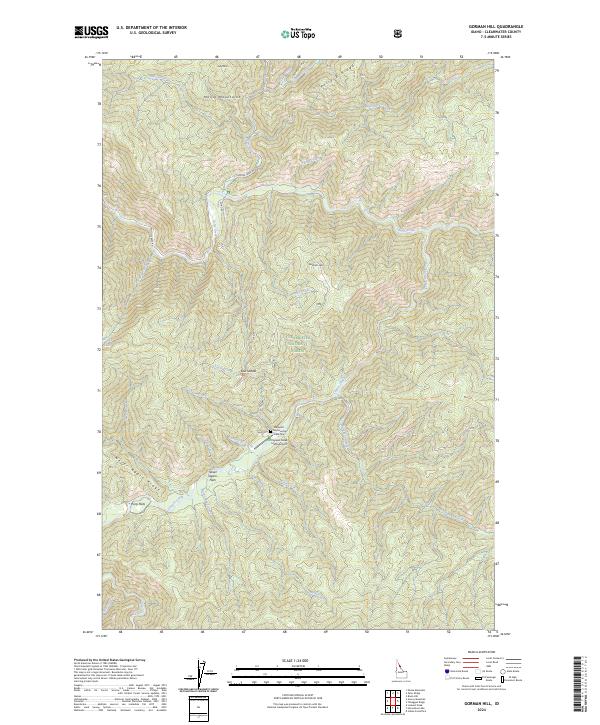 Gorman Hill topographic map thumbnail
