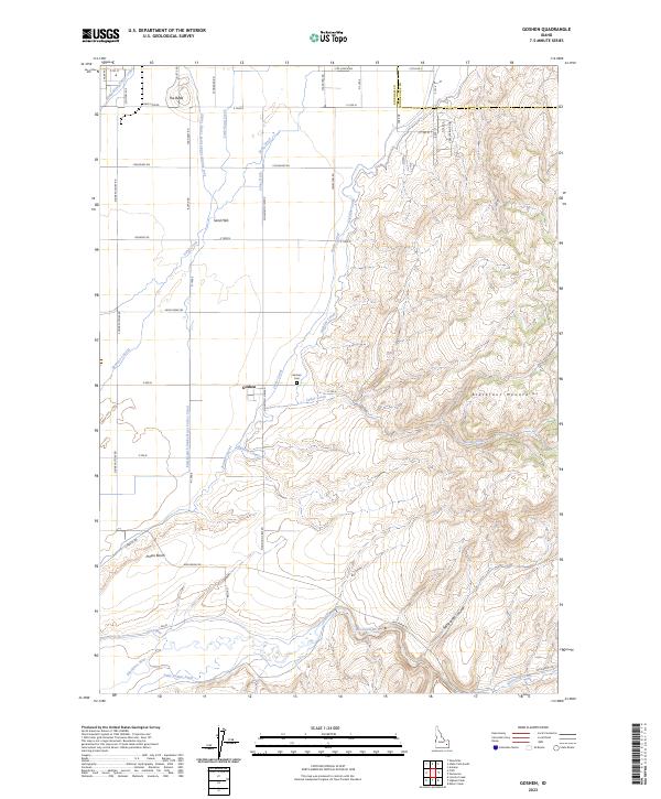 Goshen topographic map thumbnail