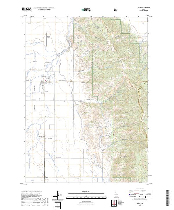 Grace topographic map thumbnail