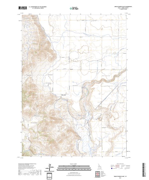 Grace Power Plant topographic map thumbnail