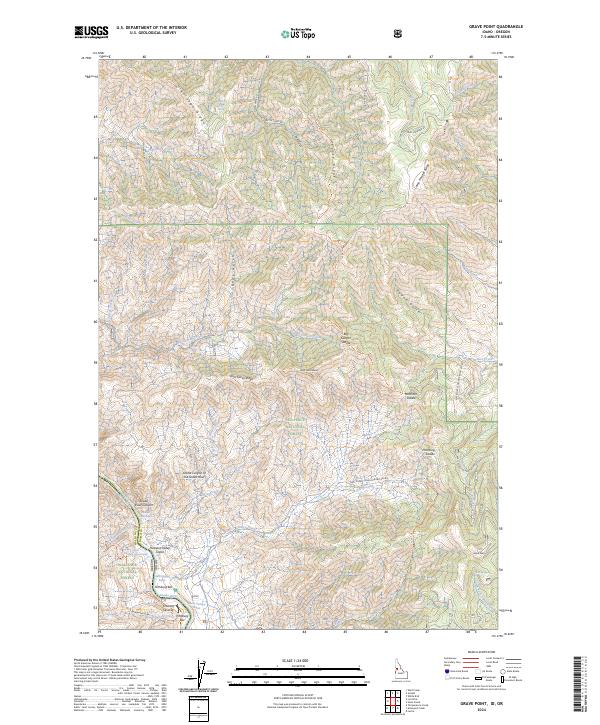 Grave Point topographic map thumbnail