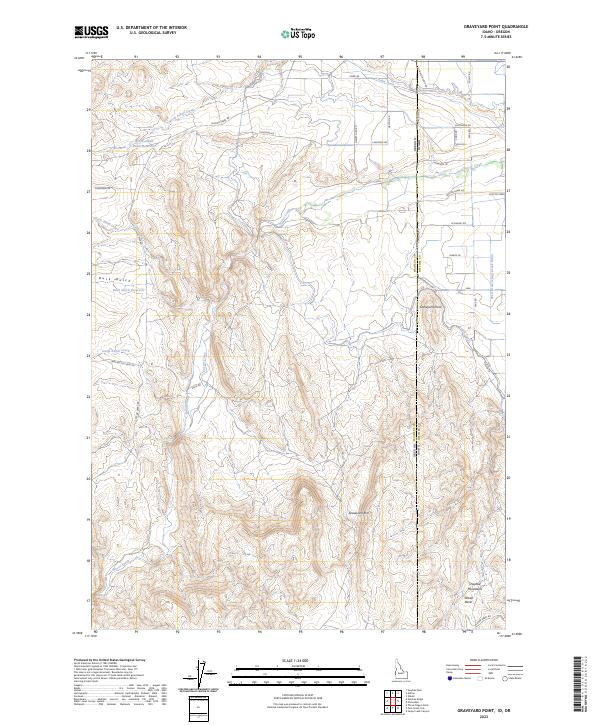 Graveyard Point topographic map thumbnail