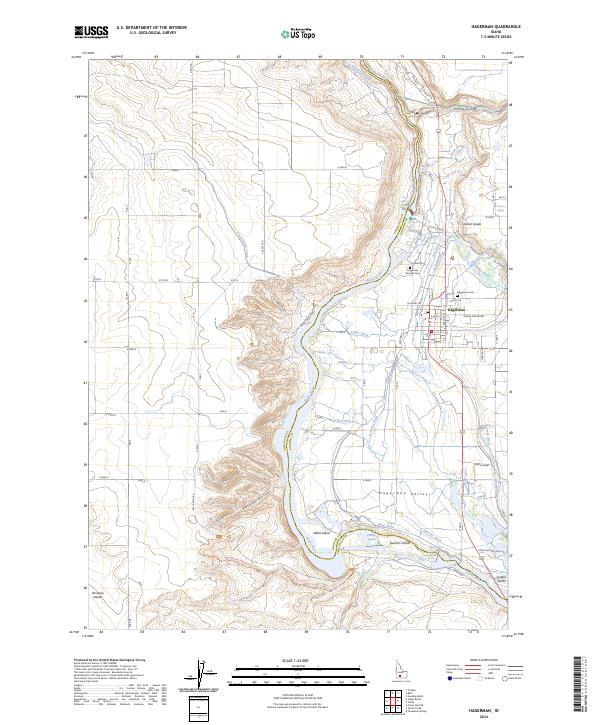 Hagerman topographic map thumbnail