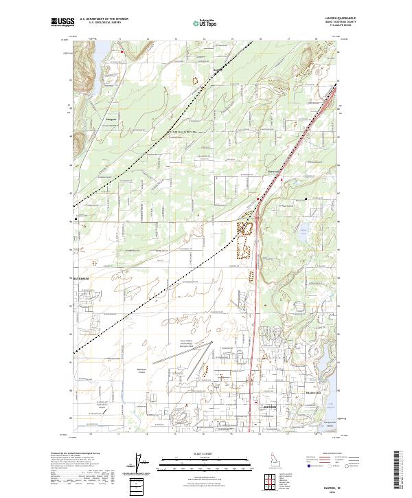 Hayden topographic map thumbnail