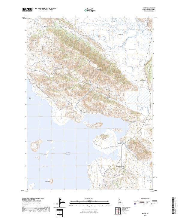 Henry topographic map thumbnail