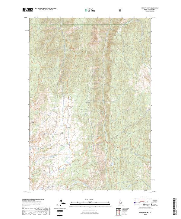 Hershey Point topographic map thumbnail