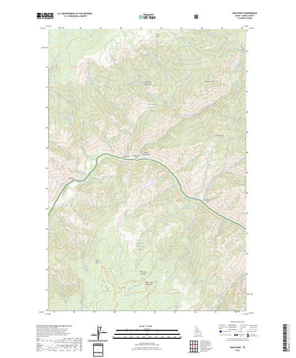 Hida Point topographic map thumbnail