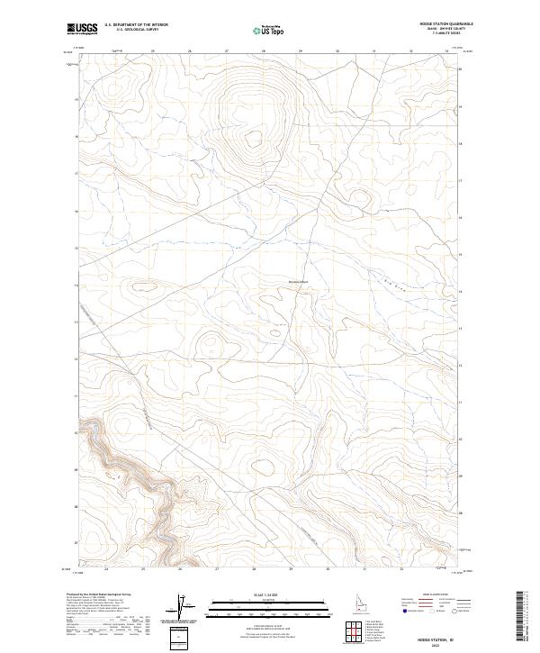 Hodge Station topographic map thumbnail