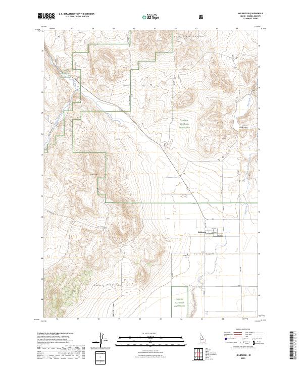 Holbrook topographic map thumbnail
