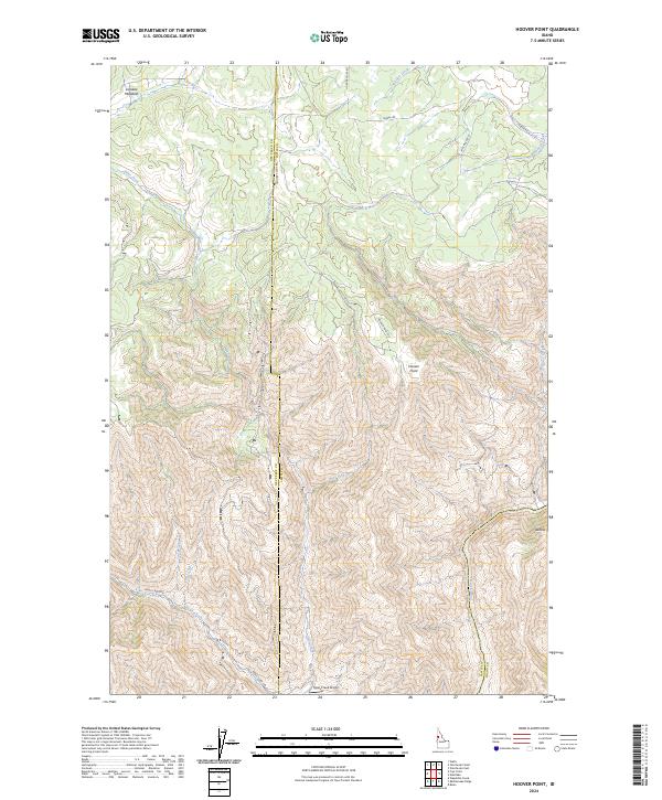 Hoover Point topographic map thumbnail