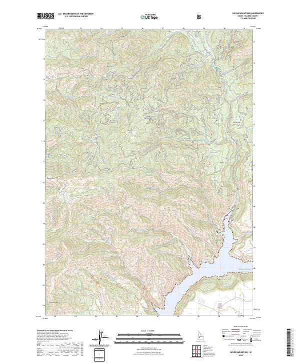 House Mountain topographic map thumbnail