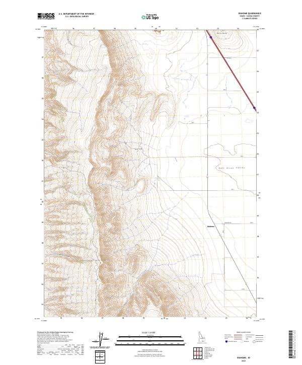 Idahome topographic map thumbnail