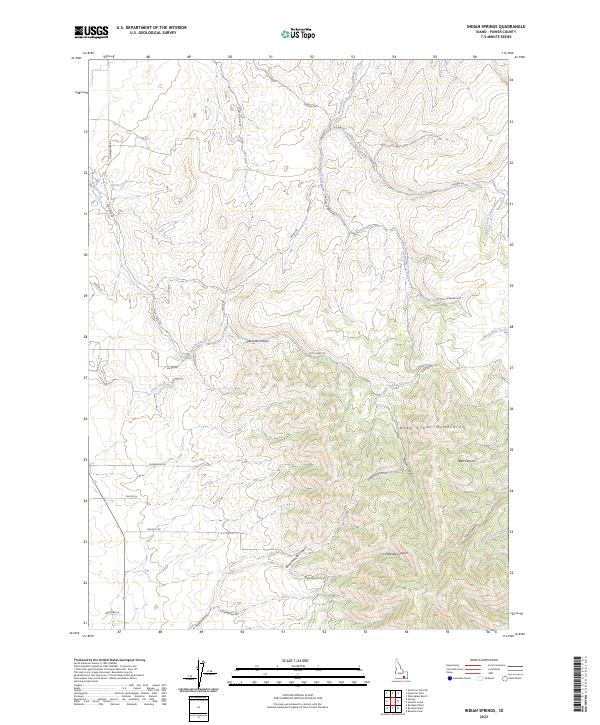 Indian Springs topographic map thumbnail