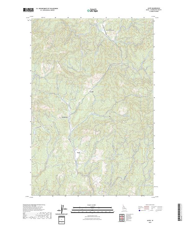 Jaype topographic map thumbnail
