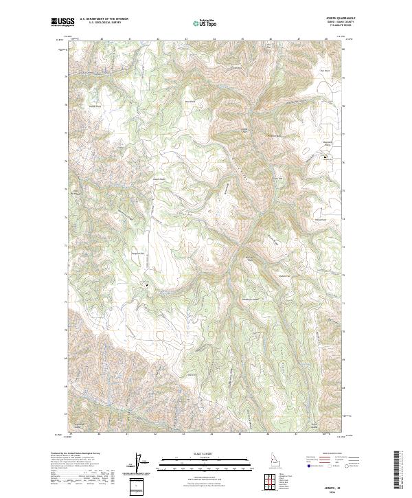 Joseph topographic map thumbnail