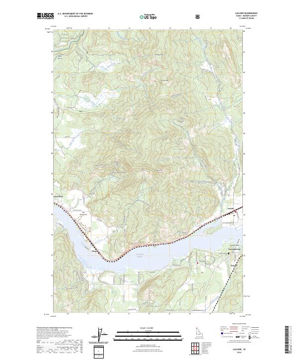 Laclede topographic map thumbnail