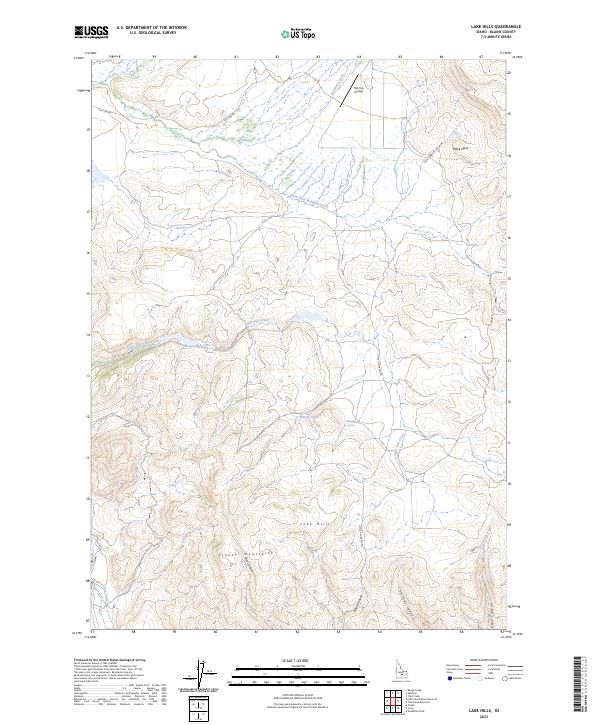 Lake Hills topographic map thumbnail