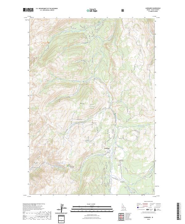 Landmark topographic map thumbnail