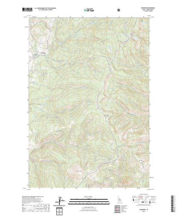 Leesburg topographic map thumbnail