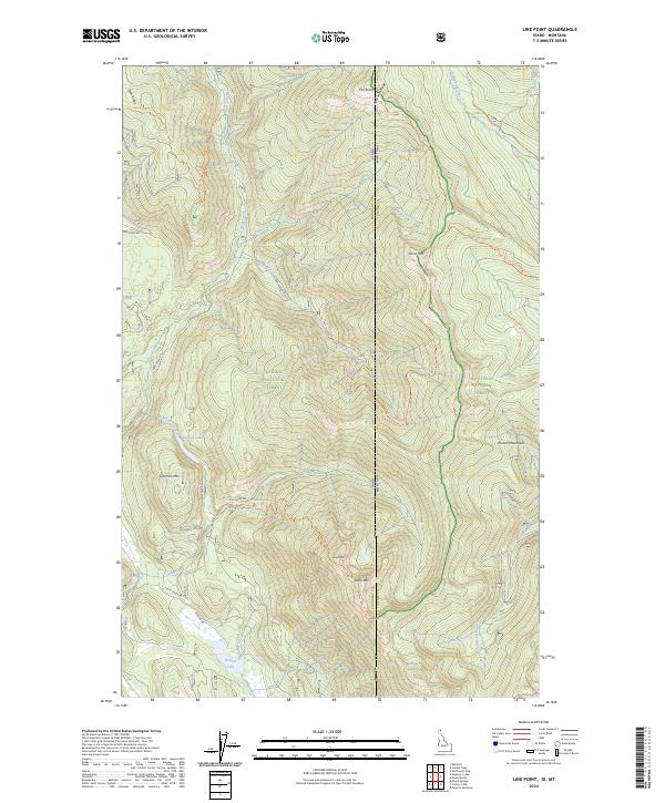 Line Point topographic map thumbnail