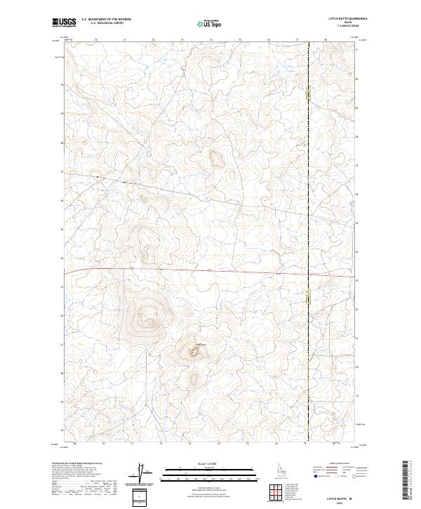 Little Butte topographic map thumbnail