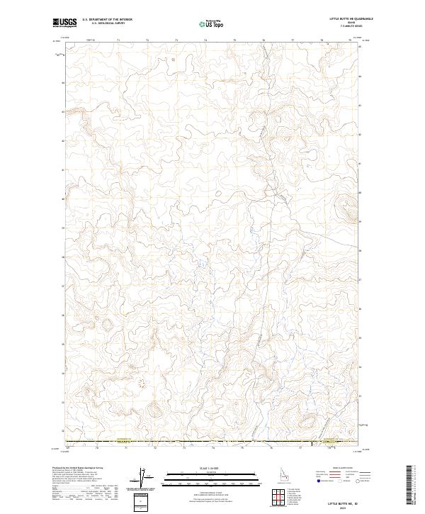 Little Butte NE topographic map thumbnail