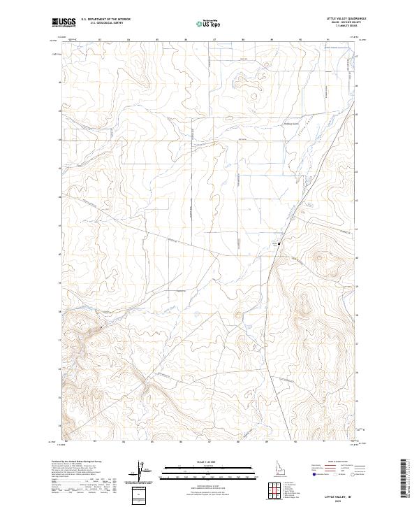 Little Valley topographic map thumbnail