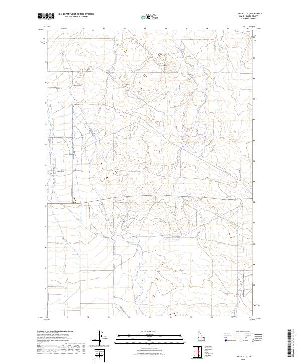 Lone Butte topographic map thumbnail